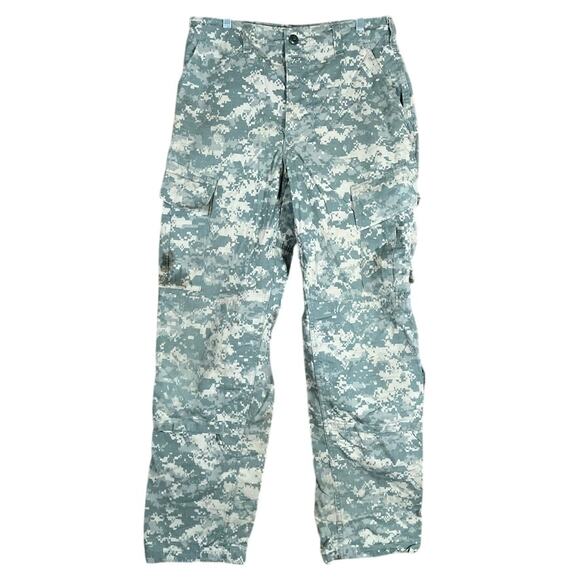 U.S Army Combat Unisex Trousers ACU Green Camo UCP Uniform Digicam Small Regular - Picture 1 of 12